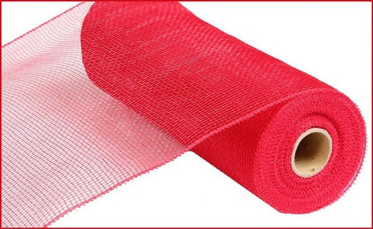 Red Value Mesh - Deco Mesh - Red Deco Mesh - Christmas Mesh - 10" x 10 yards - RE800224