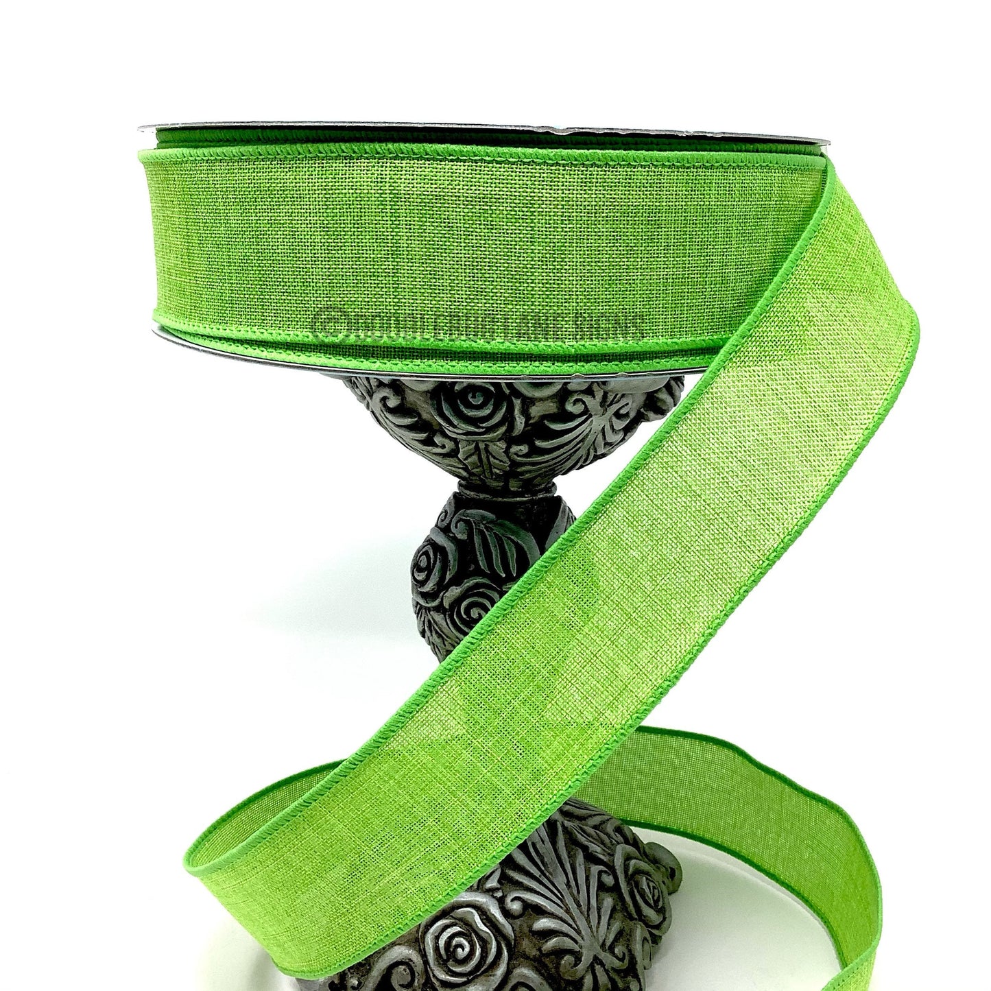 Wired Ribbon - Spring Ribbon - Easter Ribbon -  1.5” x 5 yards - All Occasion Ribbon - Lime Green Ribbon