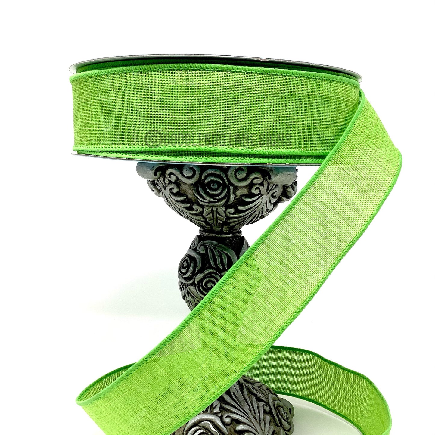 Wired Ribbon - Spring Ribbon - Easter Ribbon -  1.5” x 5 yards - All Occasion Ribbon - Lime Green Ribbon