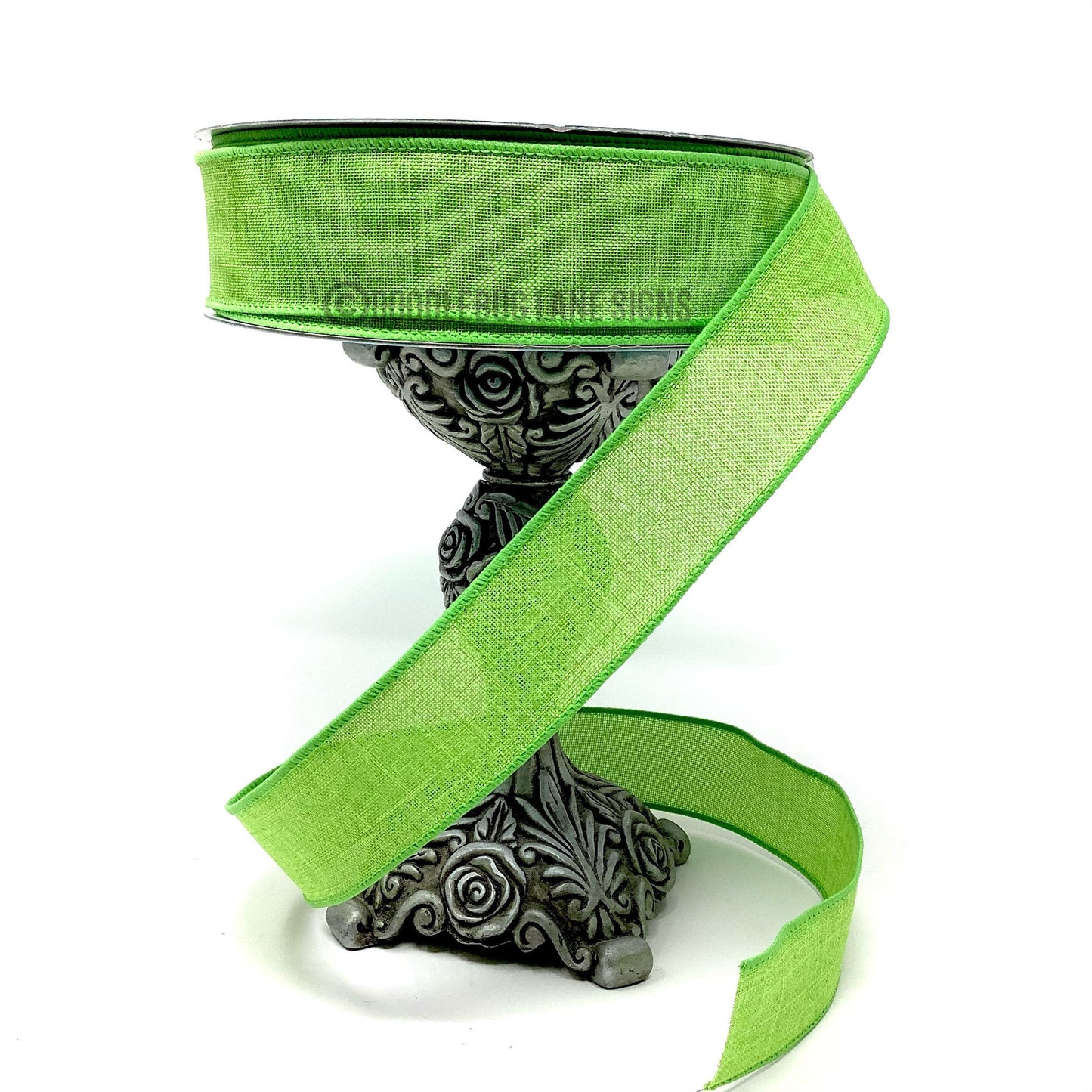 Wired Ribbon - Spring Ribbon - Easter Ribbon -  1.5” x 5 yards - All Occasion Ribbon - Lime Green Ribbon