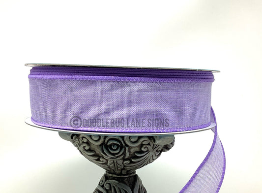 Wired Ribbon - Spring Ribbon - Easter Ribbon - Lavender Ribbon - 1.5” x 5 yards - All Occasion Ribbon