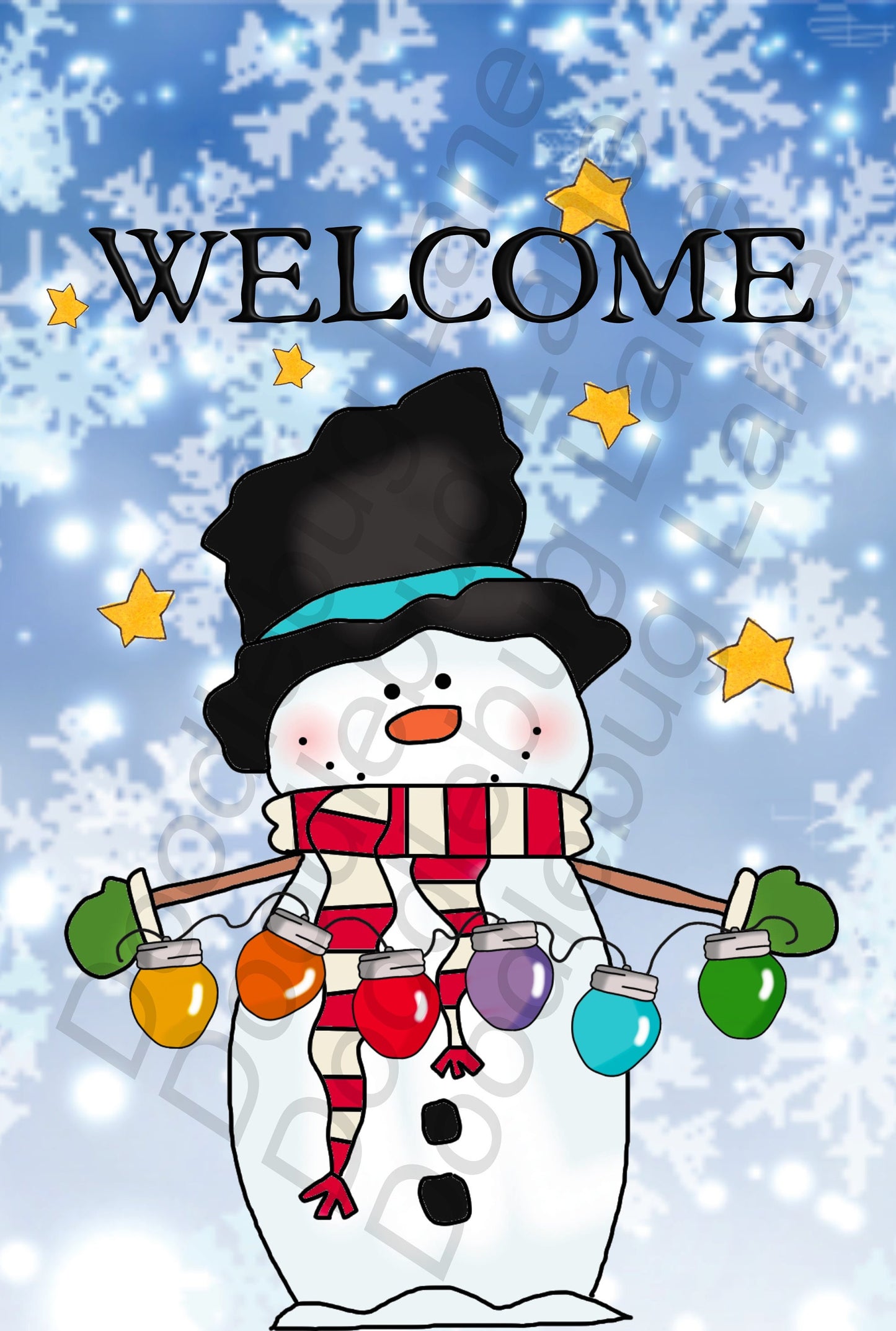 Snowman Wreath Sign - Metal Wreath Sign - Welcome Decor- Winter Wreath Decor - Christmas - Snowman Decor