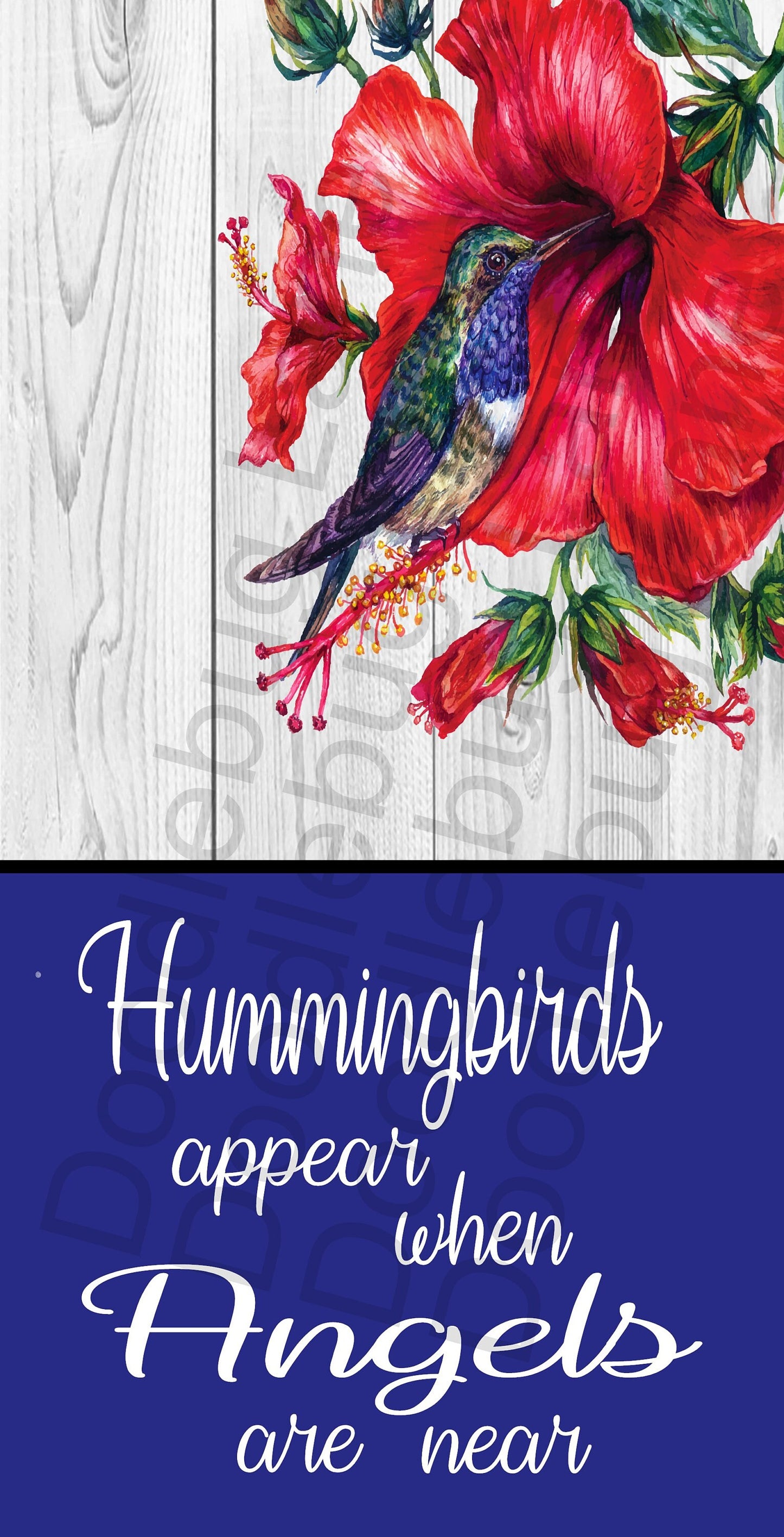 Memorial Wreath Sign-Hummingbird Sign-Sympathy Wreath Decor-Hummingbirds Appear-Metal Wreath Sign-Angels Appear