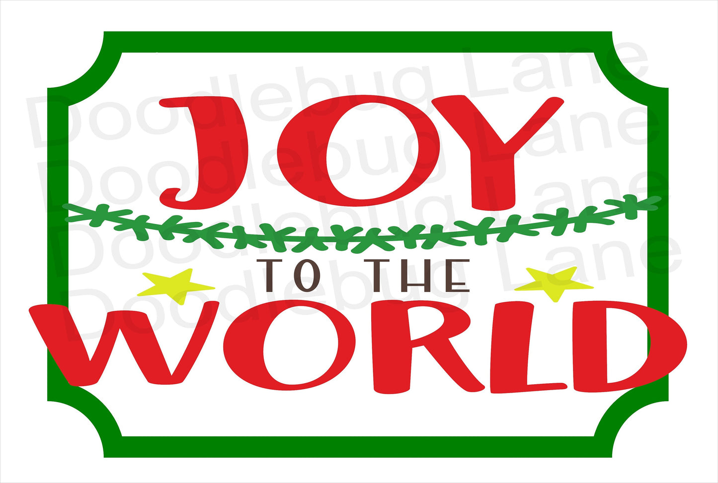 Christmas Wreath Sign - Joy to the World - Christmas Wreath Decor- Metal Wreath Sign