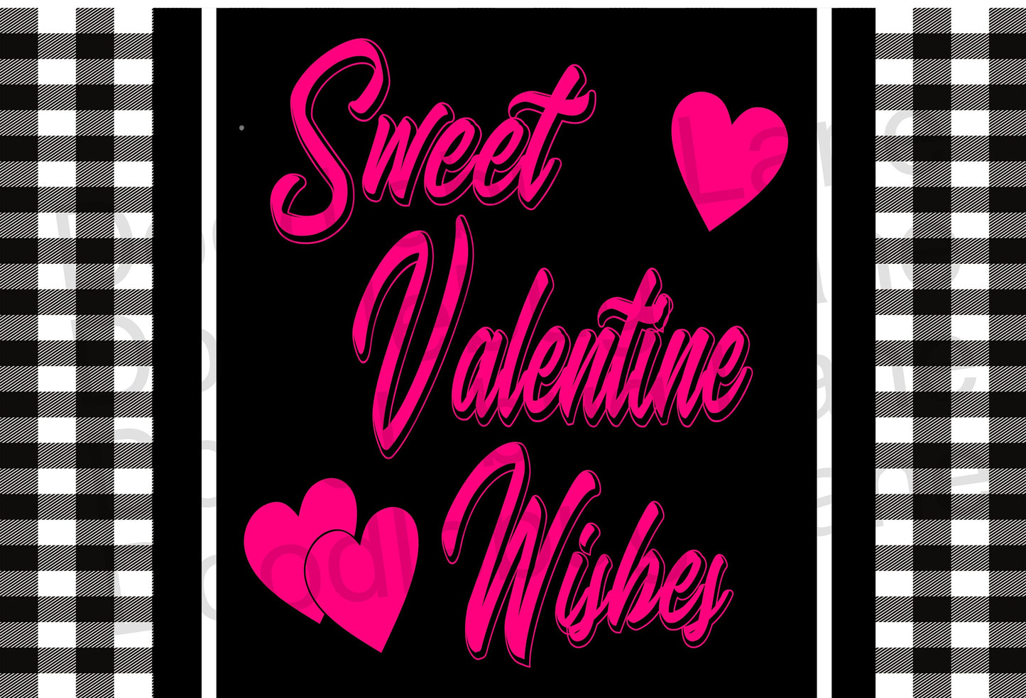 Valentines Day Wreath Sign-Metal Wreath Sign-Valentine Sign-Sweet Valentine Wishes-Rectangle Sign