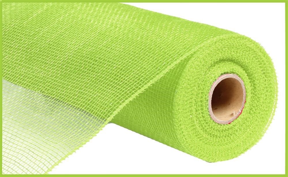 Apple Green Deco Mesh - 10" x 10 yards - RE130256 - Green Deco Mesh