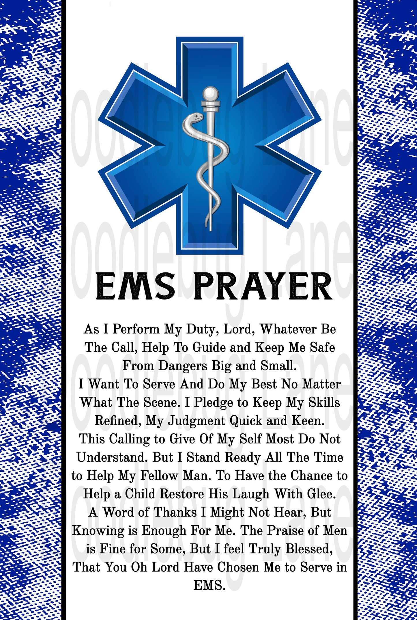 Ems Wreath Sign - Ems Wreath - Ems Decor - First Responders - Metal Wreath Sign - Ems Prayer