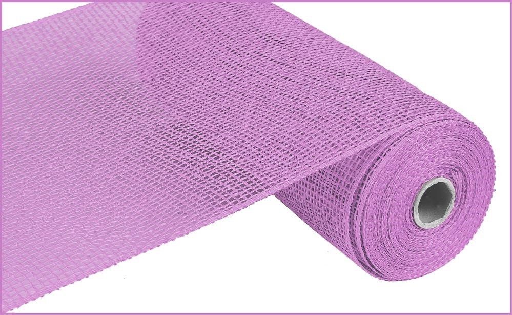 Poly Burlap Mesh - Lavendar Poly Burlap - 10" x 10 yards - RP810013