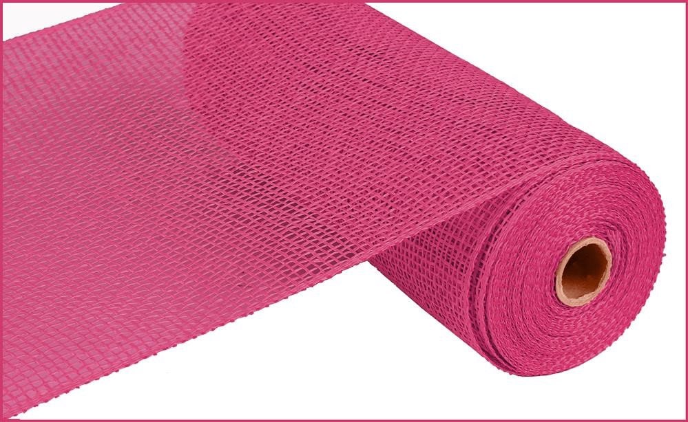 Poly Burlap - Fuschia - 10" x 10 yards - RP810007