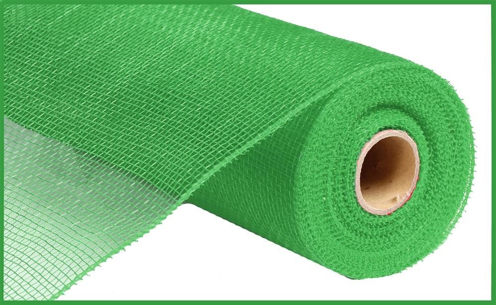 Lime Green Poly Deco Mesh - 10.25" x 10 Yards - RE130268